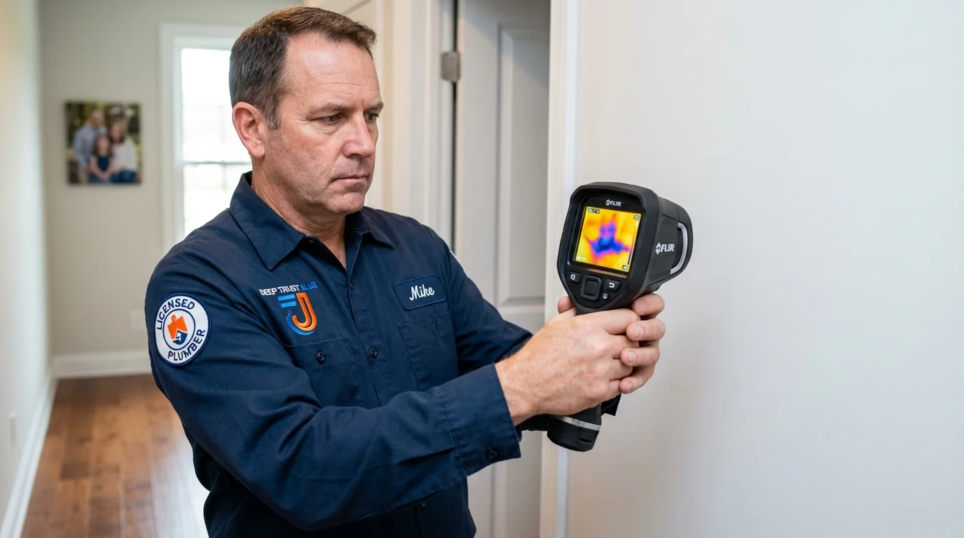 Thermal imaging leak detection by Johns Plumbing LLC in Kimberling City
